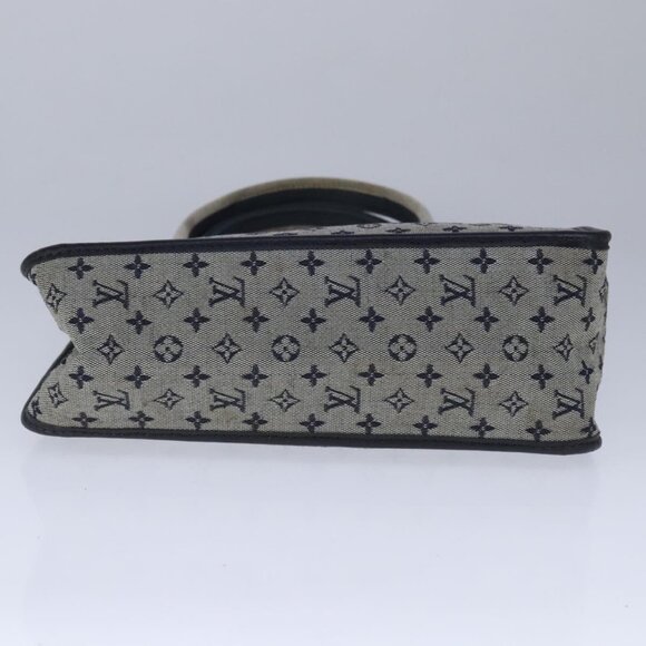LOUIS VUITTON Monogram Mini Sac Catherine Hand Bag Navy - Picture 11 of 16